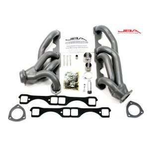 JBA Performance Exhaust 1830S-6JT 1 5/8" Header Shorty Stainless Steel GM 65-86 Truck 5.0/5.7L with Carburetor w/o A.I.R Titanium Ceramic