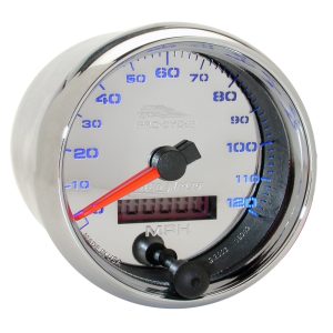 2-5/8 in. SPEEDOMETER, 0-120 MPH, CHROME, PRO-CYCLE