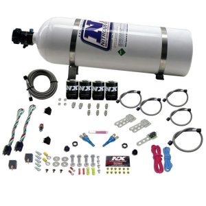 Nitrous Express GM EFI DUAL STAGE (50-150HP X 2) WITH 15LB BOTTLE