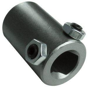 Borgeson - Steering Coupler - P/N: 314600 - Steel steering coupler. Fits 17MM Double-D X 3/4 in. Smooth bore.