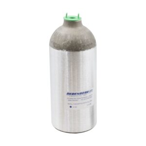 CO2 BOTTLE WITH VALVE, 2.5 POUND CAPACITY