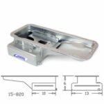 Canton 15-820 Oil Pan For Ford 332-428 FE Front T Sump Road Race Pan
