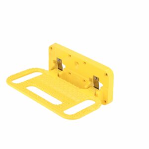 CARR  - 194017 - HD Mega Step Hitch Mount; Non LED Step Surface; XP7 Safety Yellow; Single