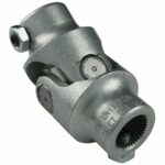 Borgeson - Steering U-Joint - P/N: 212864 - Aluminum single steering universal joint. Fits 11/16 in.-40 Spline X 3/4 in. Smooth bore.