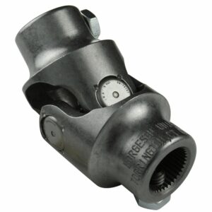 Borgeson - Steering U-Joint - P/N: 015264 - Steel single steering universal joint. Fits 1 in. Double-D X 3/4 in. Smooth bore.