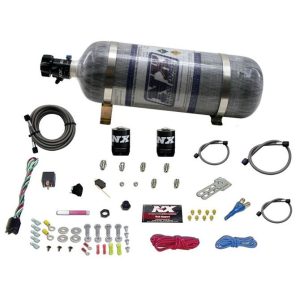 Nitrous Express UNIVERSAL SINGLE NOZZLE SYSTEM FOR EFI WITH COMPOSITE BOTTLE