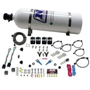 Nitrous Express SPORT COMPACT EFI DUAL STAGE (35-75) X 2 WITH 15LB BOTTLE
