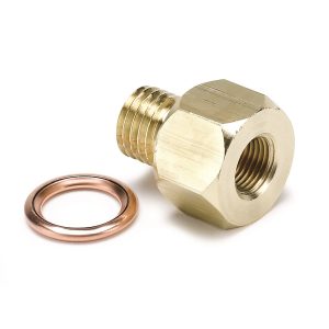 FITTING, ADAPTER, METRIC, M12X1.5 MALE TO 1/8 in. NPTF FEMALE, BRASS