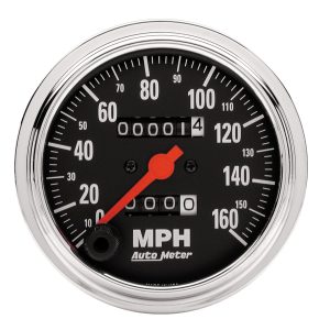 3-3/8 in. SPEEDOMETER, 0-160 MPH, TRADITIONAL CHROME