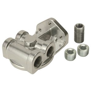 Single Side Ports 3/8" NPT Filter Mount with 3/4"-16 Filter Threads