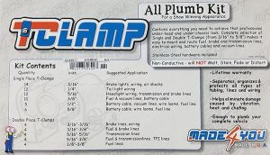 Made4You All-Plumb T-Clamp Kit