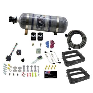 Nitrous Express DUAL/Dominator/GASOLINE (50-100-150-200-250-300HP) WITH COMPOSITE BOTTLE