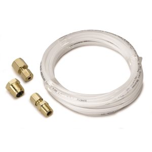 TUBING, NYLON, 1/8 in. , 12FT. LENGTH, INCL. 1/8 in. NPTF BRASS COMPRESSION FITTINGS