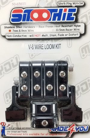 Made4You 50-656-11 7-8mm V6 Plug Wire Separator Kit, Black