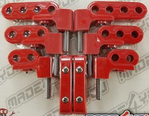 Made4You 50-956-13 7-8mm Horizontal Plug Wire Loom Kit, Red