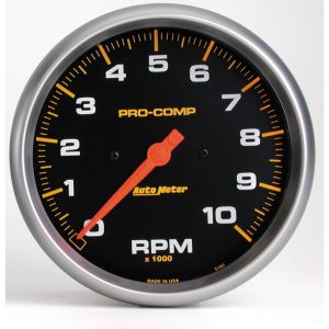 5 in. IN-DASH TACHOMETER, 0-10,000 RPM, PRO-COMP