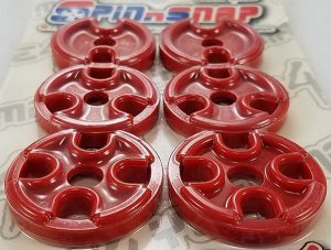 Made4You 55-190-13 7-8mm Spin N Snap Plug Wire Loom Kit, Red