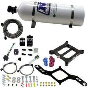 Nitrous Express 4150 RNC Conventional Plate System w/ .375" Solenoid w/ 15lb Bottle