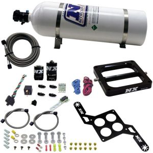 Nitrous Express 4500 RNC Conventional Plate System w/ .375" Solenoid w/ 15lb Bottle