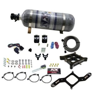 Nitrous Express 4150 BILLET CROSSBAR STAGE 6 (50-100-150-200-250-300HP) WITH COMPOSITE BOTTLE.