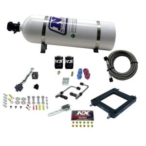 Nitrous Express Dominator Gemini STAGE 6 (50-100-150-200-250-300HP) WITH 15LB BOTTLE