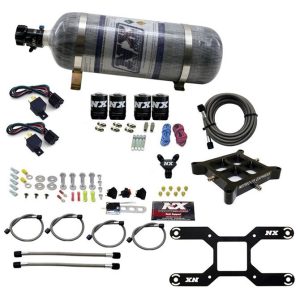 Nitrous Express 4150 DUAL STAGE BILLET CROSSBAR, (50-300 & 100-500HP) WITH COMPOSITE BOTTLE.