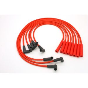 PerTronix 808406 Flame-Thrower Spark Plug Wires 8 cyl 8mm GM HEI Custom Fit Red