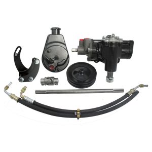 Borgeson - Steering Conversion Kit - P/N: 999014 - 1958-1964 Chevy complete power steering conversion kit. For cars with a SBC/SWP and a 3/4 in.-36 spline column.