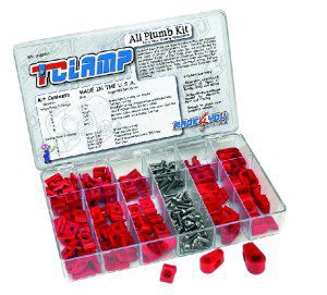 Made4You 30-89913 All-Plumb T-Clamp Kit, Red