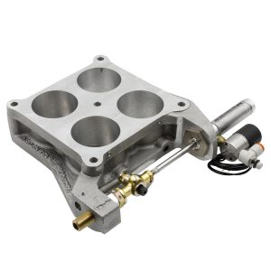 THROTTLE STOP, BASEPLATE STYLE, CO2 ACTUATED, DOM. HOLLEY 4500 (SINGLE ACTING)