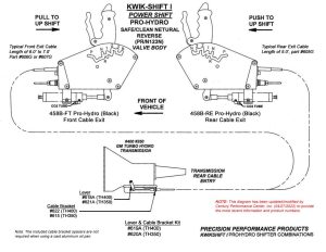Kwik-Shift I 458B ProHydro Air Shifter drawing