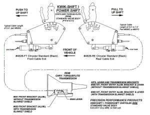 Kwik-Shift I 482B Torqueflite Air Shifter drawing