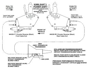 Kwik-Shift I 483B Torqueflite Air Shifter drawing