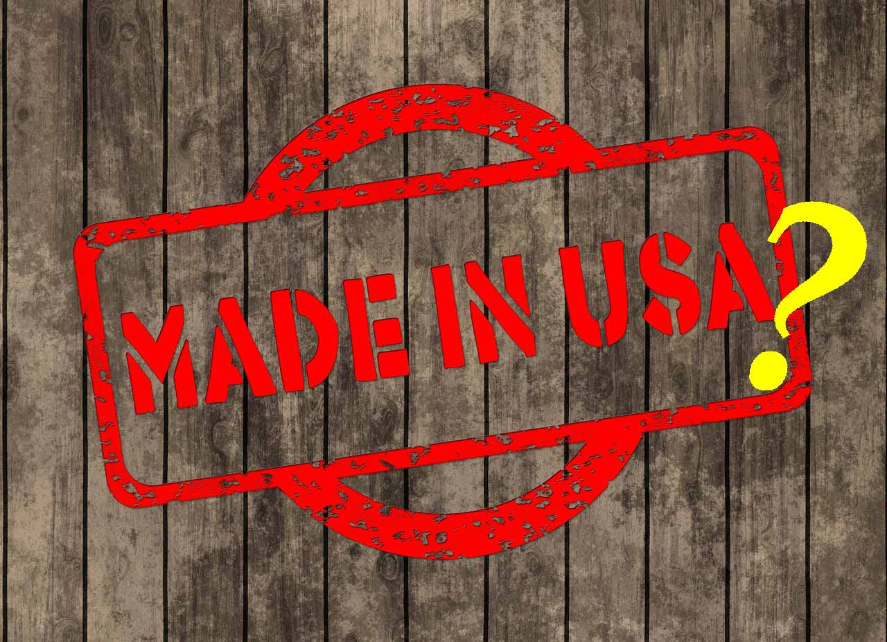 Made in the USA question mark logo